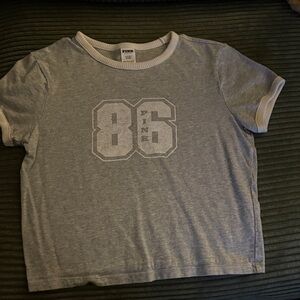 PINK Victoria's Secret Kids Heather Gray Tee